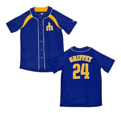 Seattle Mariners Ken Griffey Jr. Men’s Majestic Retro Jersey