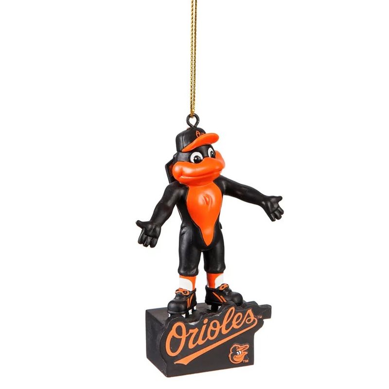 Baltimore Orioles Mascot Statue Christmas Ornament