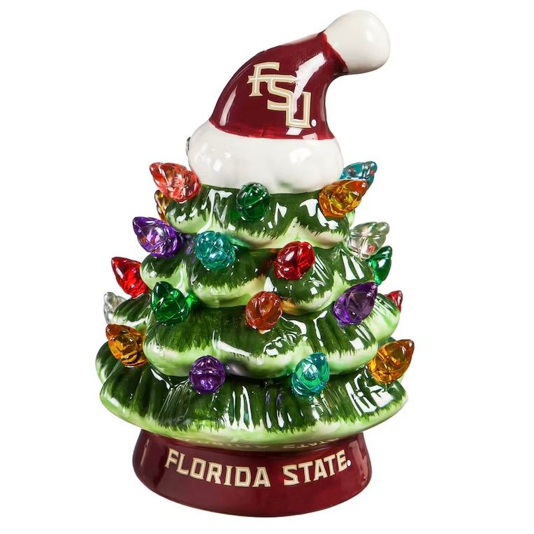Florida State Seminoles 4" Ceramic LED Christmas Tree