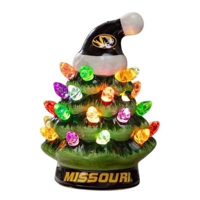 Missouri Tigers 4" Ceramic LED Christmas Tree