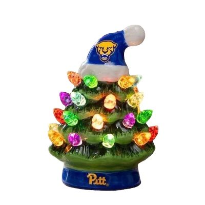 Pitt Panthers 4" Ceramic LED Christmas Tree