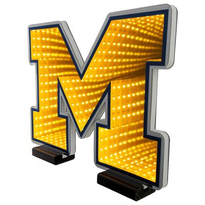 Michigan Wolverines LED Infinity Logo Light Michigan Wolverines LED Infinity Logo Light