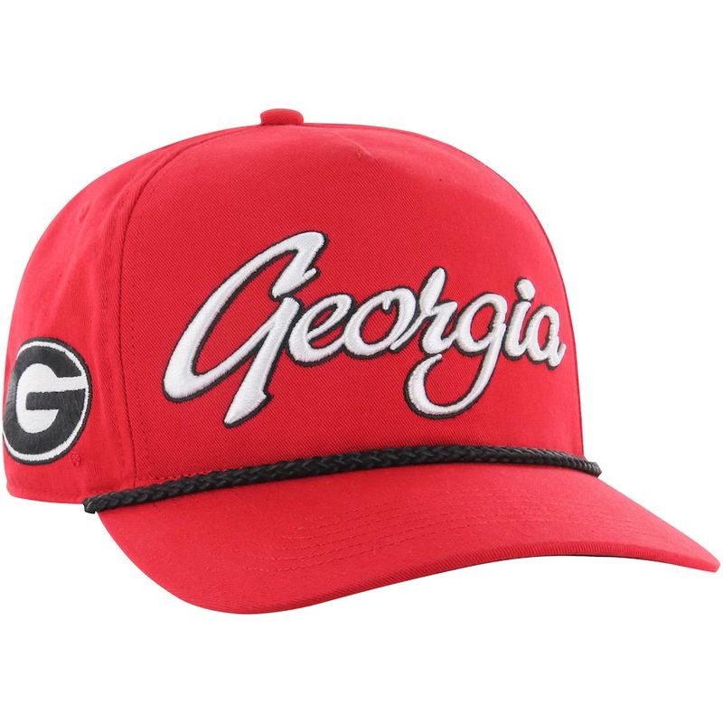 Georgia Bulldogs Men’s Red Overhand Script 47 Hitch Snapback Hat