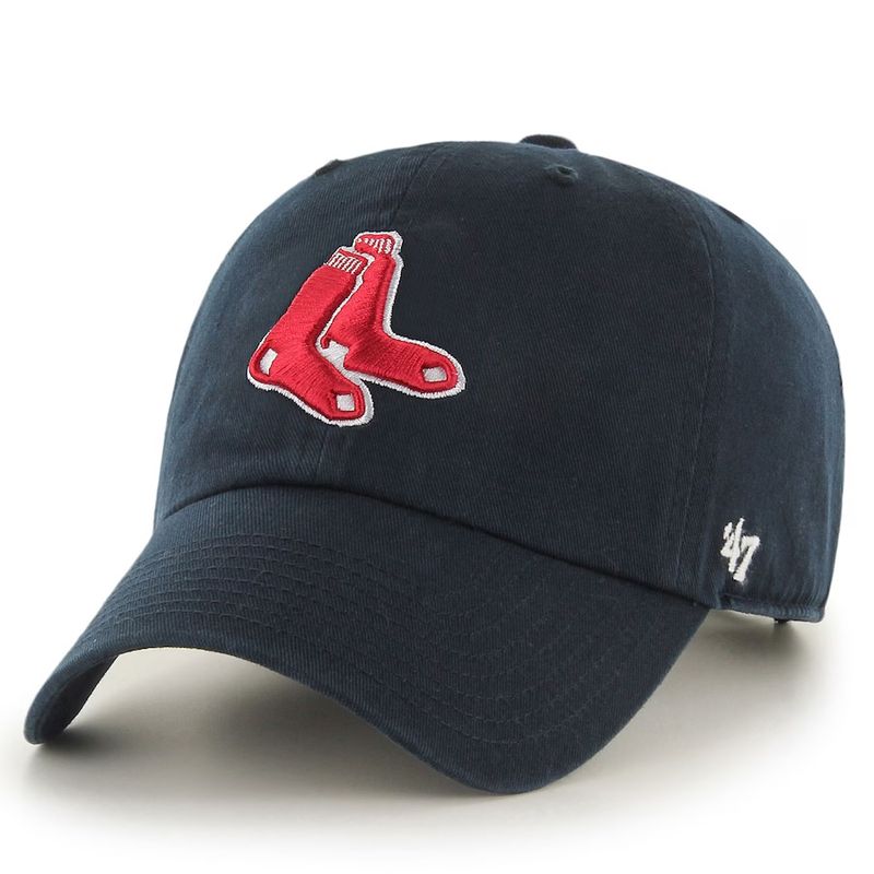 Boston Red Sox Men’s 47 Brand Clean Up Adjustable Hat