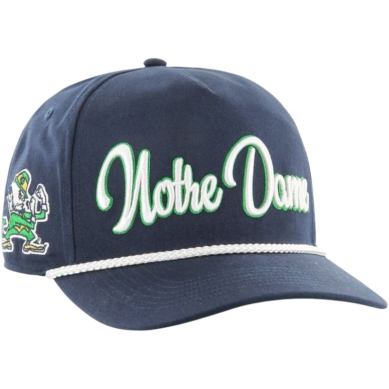 Notre Dame Fighting Irish Men’s Blue Overhand Script Hitch Adjustable Hat