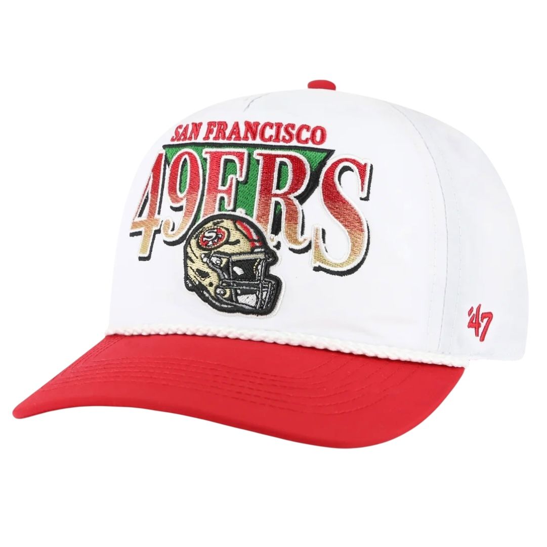 San Francisco 49ers Men’s White Tribute 47 Hitch Adjustable Hat