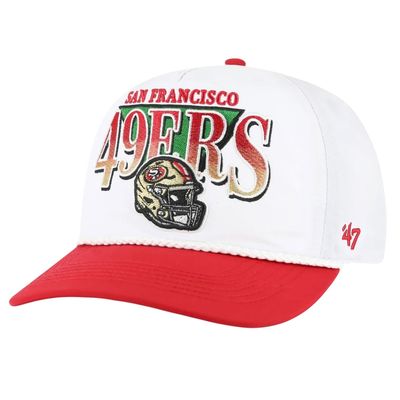 San Francisco 49ers Men’s White Tribute 47 Hitch Adjustable Hat