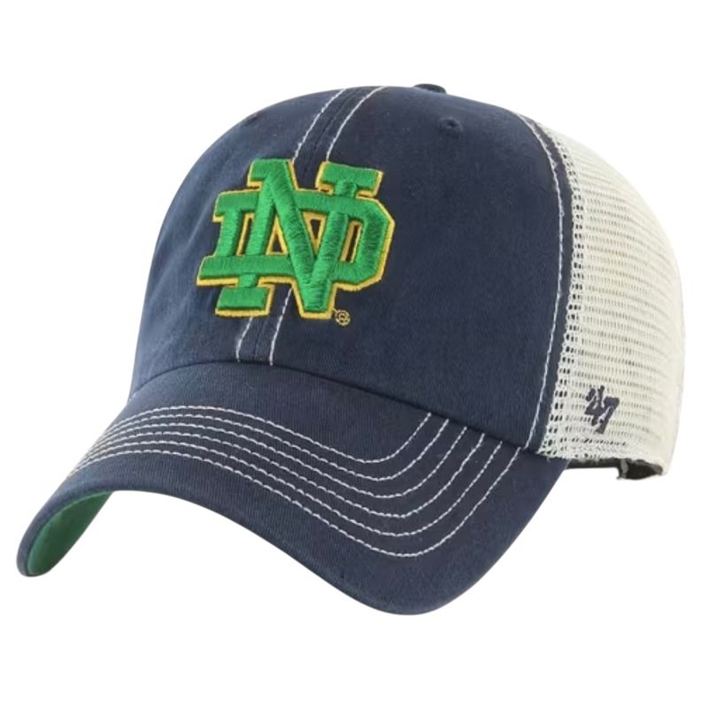 Notre Dame Fighting Irish Men’s Trawler 47 Brand Clean Up Adjustable Hat Notre Dame Fighting Irish Men’s Trawler 47 Brand Clean Up Adjustable Hat