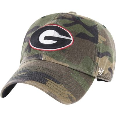 Georgia Bulldogs Men’s Camo 47 Brand Clean Up Adjustable Hat