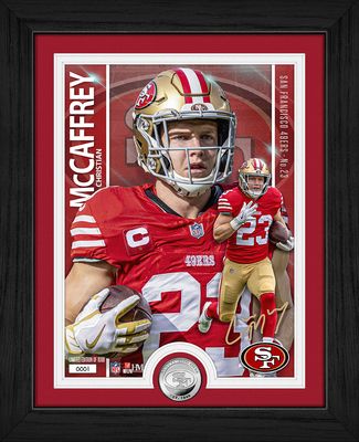San Francisco 49ers Christian McCaffrey Artist Proof Silver Coin Photo Mint