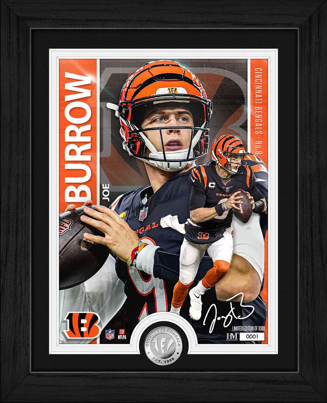 Cincinnati Bengals Joe Burrow Artist Proof Silver Coin Photo Mint