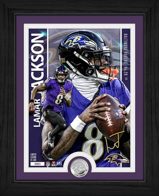 Baltimore Ravens Lamar Jackson Artist Proof Silver Coin Photo Mint