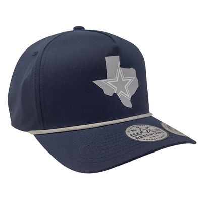 Dallas Cowboys Men's Navy Texas Rope Snapback Hat