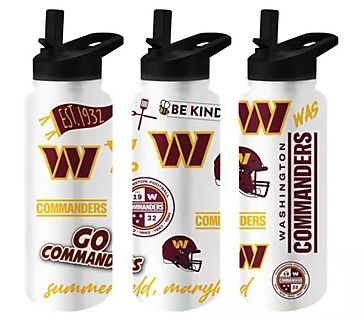 Washington Commanders 34oz Native Quencher Bottle