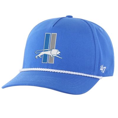 Detroit Lions Men’s Blue Historic Rope 47 Hitch Snapback Hat