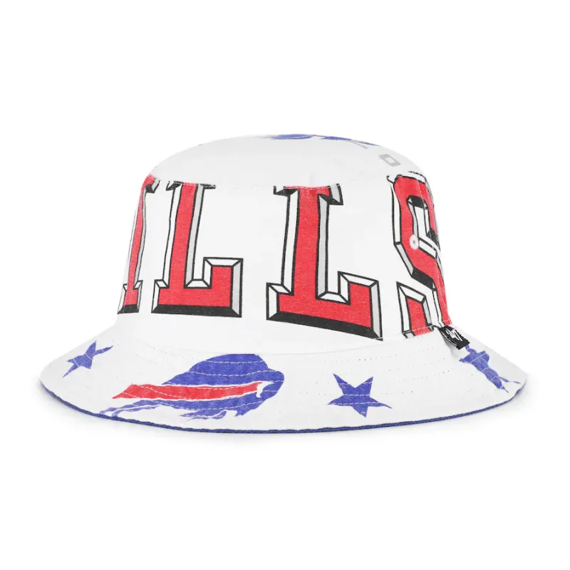 Buffalo Bills Unisex White 47 Energize Bucket Hat Buffalo Bills Unisex White 47 Energize Bucket Hat