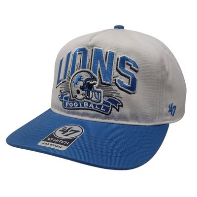 Detroit Lions Youth White Premiere 47 Hitch Snapback Hat