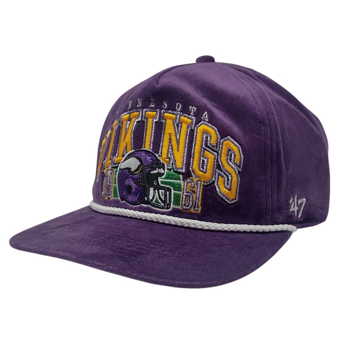 Minnesota Vikings Men’s Purple Go Big 47 Hitch Snapback Hat