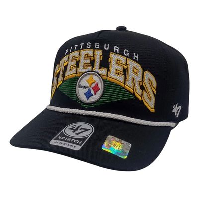 Pittsburgh Steelers Men’s Black Premiere 47 Hitch Snapback Hat Pittsburgh Steelers Men’s Black Premiere 47 Hitch Snapback Hat