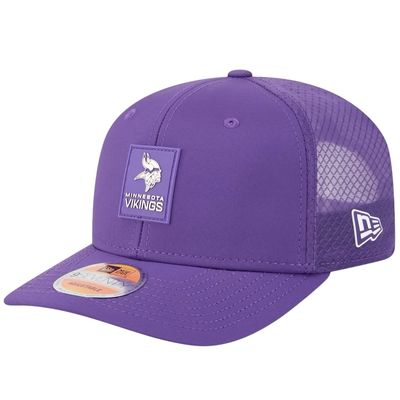 Minnesota Vikings Men's Purple New Era 2025 Sideline 9SEVENTY Trucker Adjustable Hat