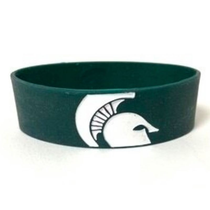 Michigan State Spartans Rubber Bulk Wrist Band