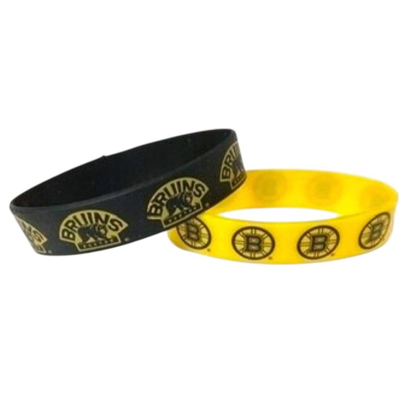 Boston Bruins Rubber Bulk Wrist Bands