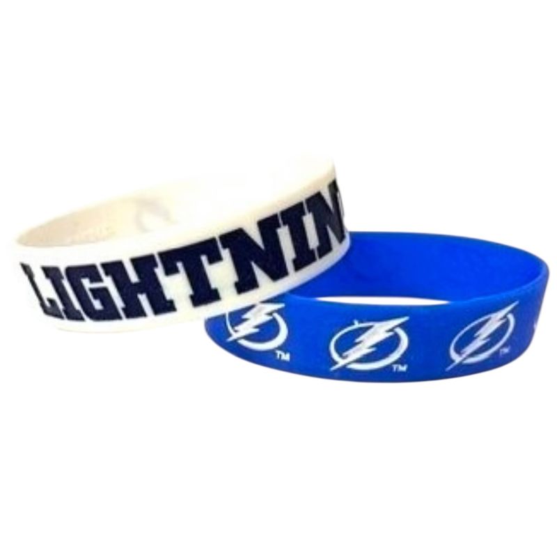Tampa Bay Lightning Rubber Bulk Wrist Bands