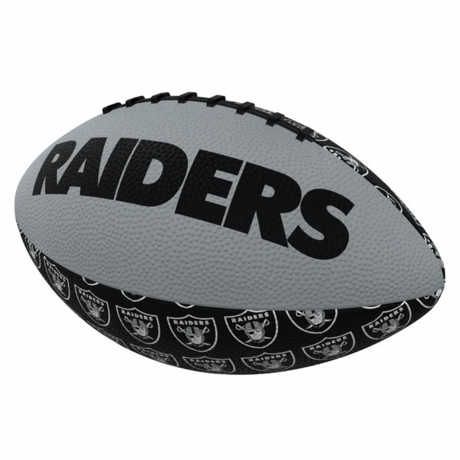 Las Vegas Raiders Repeating Logo Mini Football