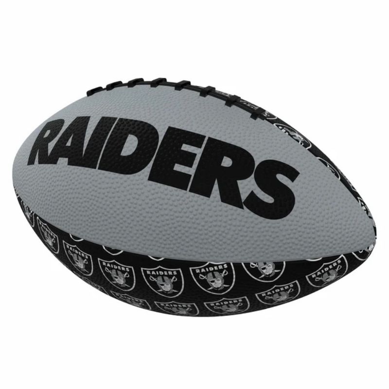 Las Vegas Raiders Repeating Logo Mini Football