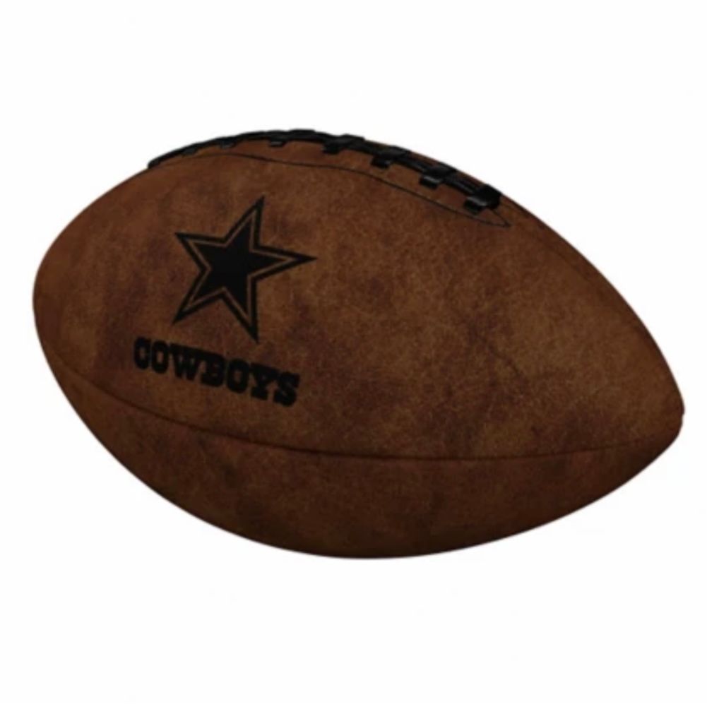 Dallas Cowboys Mini Size Vintage Leather Football