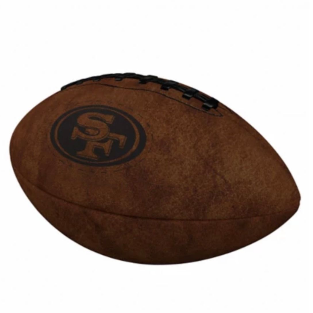San Francisco 49ers Mini Size Vintage Leather Football