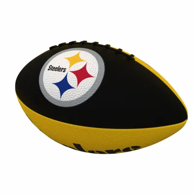 Pittsburgh Steelers Pinwheel Logo Junior Size Rubber Football