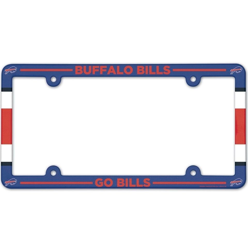 Buffalo Bills Plastic License Plate Frame