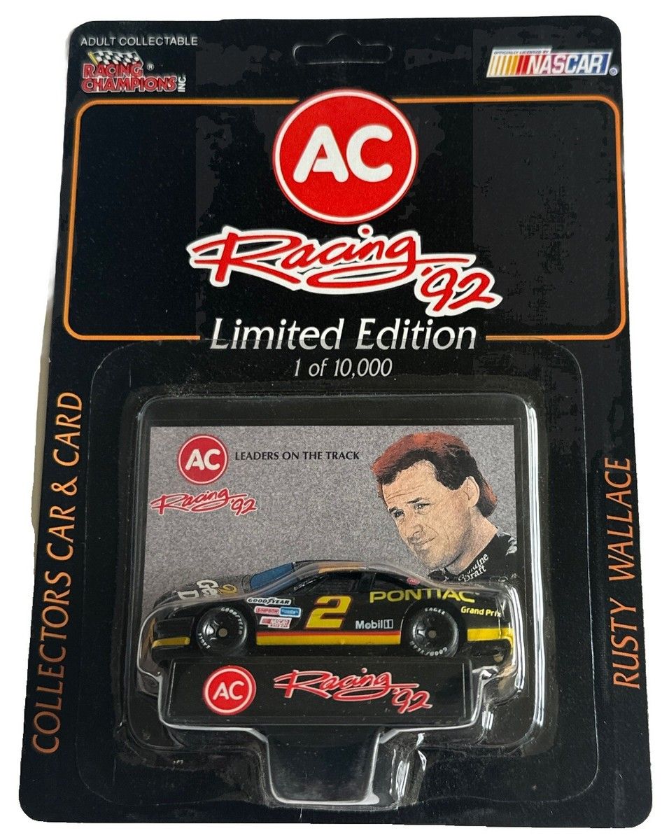 Rusty Wallace #2 1992 Mobil 1 Pontiac 1:64 Scale Diecast Car