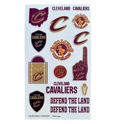 Cleveland Cavaliers Face-Cals Sheet Cleveland Cavaliers Face-Cals Sheet