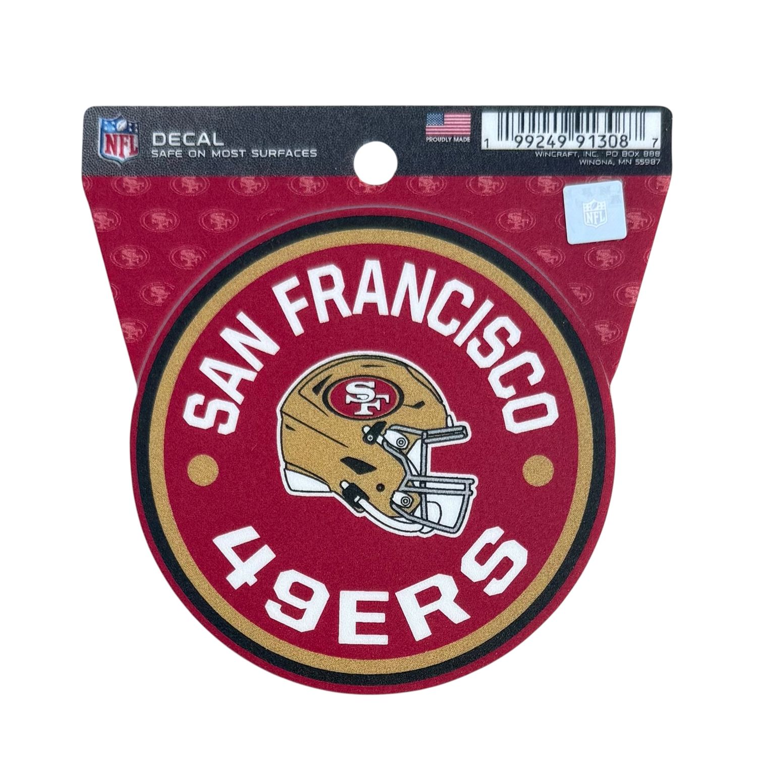 San Francisco 49ers 3" x 3" Color Decal