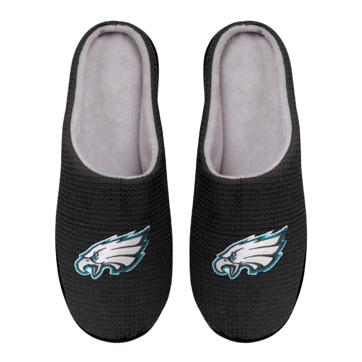Philadelphia Eagles Men's Black Memory Foam Slide Slippers