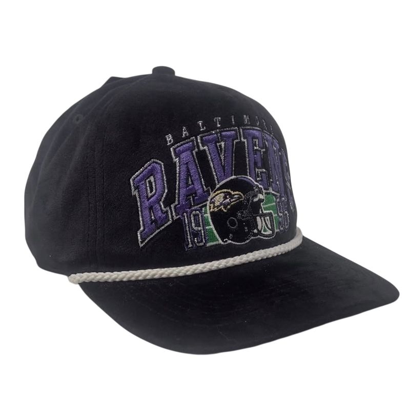 Baltimore Ravens Men’s Black Go Big 47 Hitch Snapback Hat