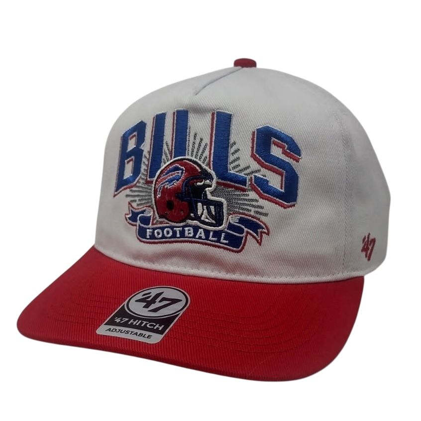 Buffalo Bills Men’s White Historic Premiere 47 Hitch Snapback Hat
