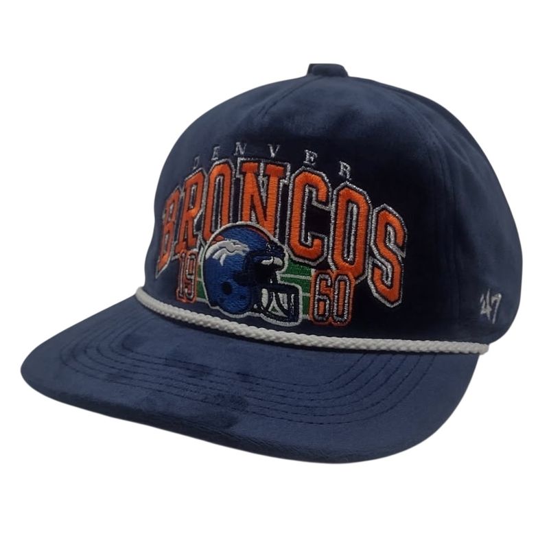 Denver Broncos Men’s Navy Go Big 47 Hitch Snapback Hat