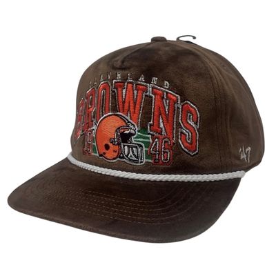Cleveland Browns Men’s Brown Go Big 47 Hitch Snapback Hat