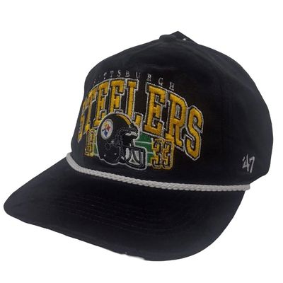 Pittsburgh Steelers Men’s Black Premiere 47 Hitch Snapback Hat Pittsburgh Steelers Men’s Black Premiere 47 Hitch Snapback Hat