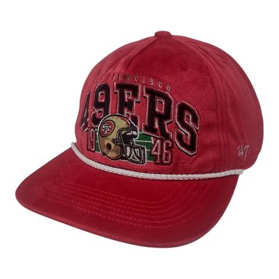 San Francisco 49ers Men’s Red Go Big 47 Hitch Snapback Hat
