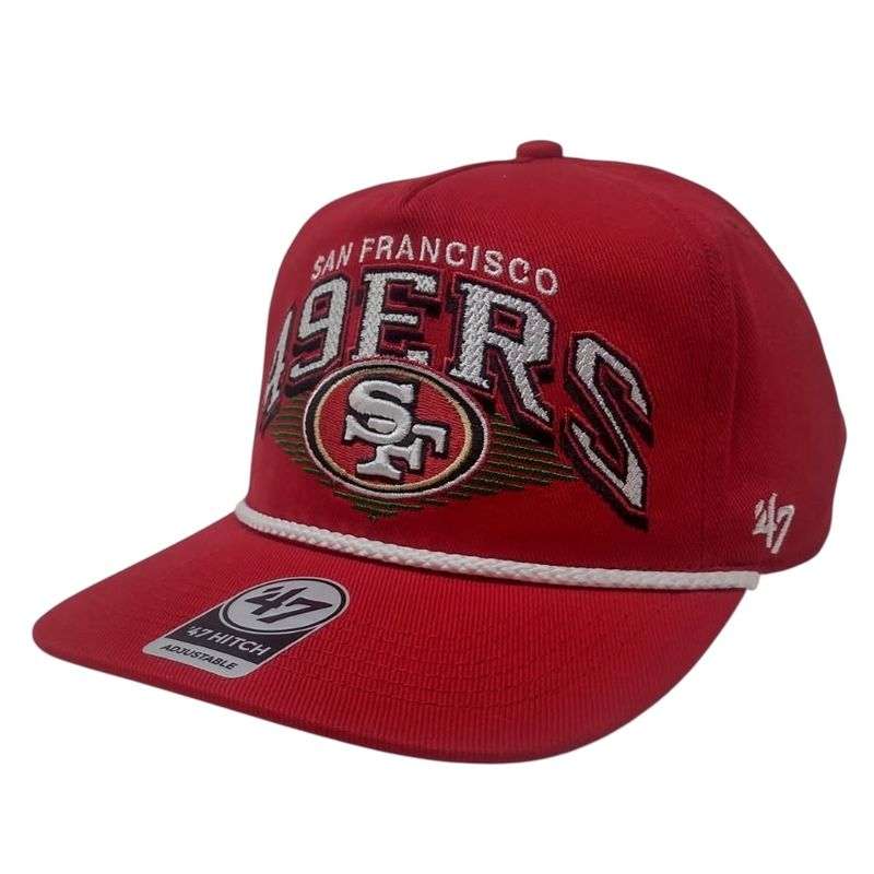 San Francisco 49ers Men’s Red Premiere 47 Hitch Snapback Hat San Francisco 49ers Men’s Red Premiere 47 Hitch Snapback Hat