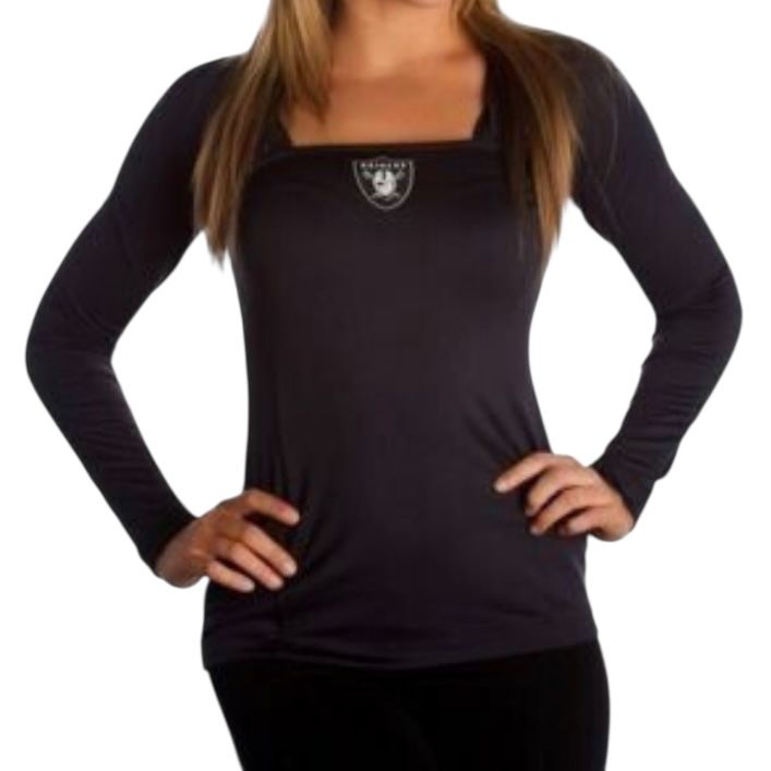 Las Vegas Raiders Women’s All Sport Couture Redzone Ruched Top