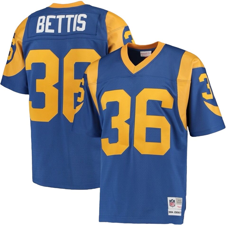 Los Angeles Rams Jerome Bettis 1994 Blue Mitchell & Ness Men's Legacy Jersey