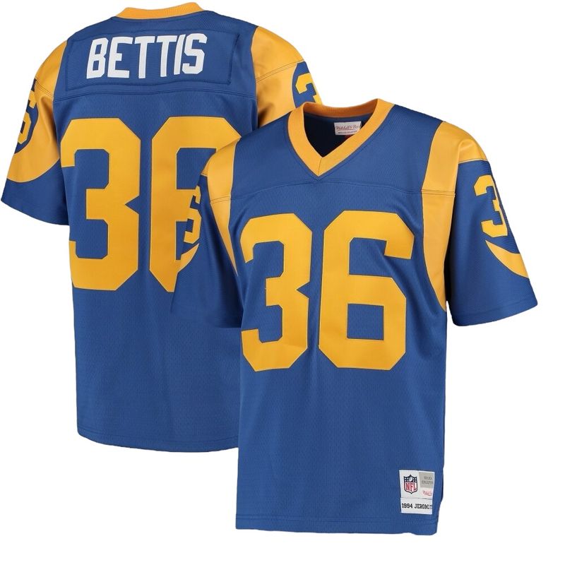 Los Angeles Rams Jerome Bettis 1994 Blue Mitchell & Ness Men's Legacy Jersey