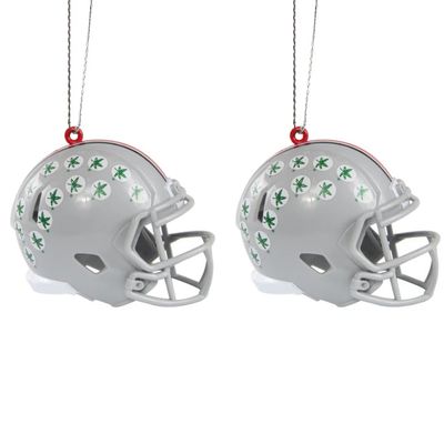 Ohio State Buckeyes Team Helmet Christmas Ornament Set Ohio State Buckeyes Team Helmet Christmas Ornament Set