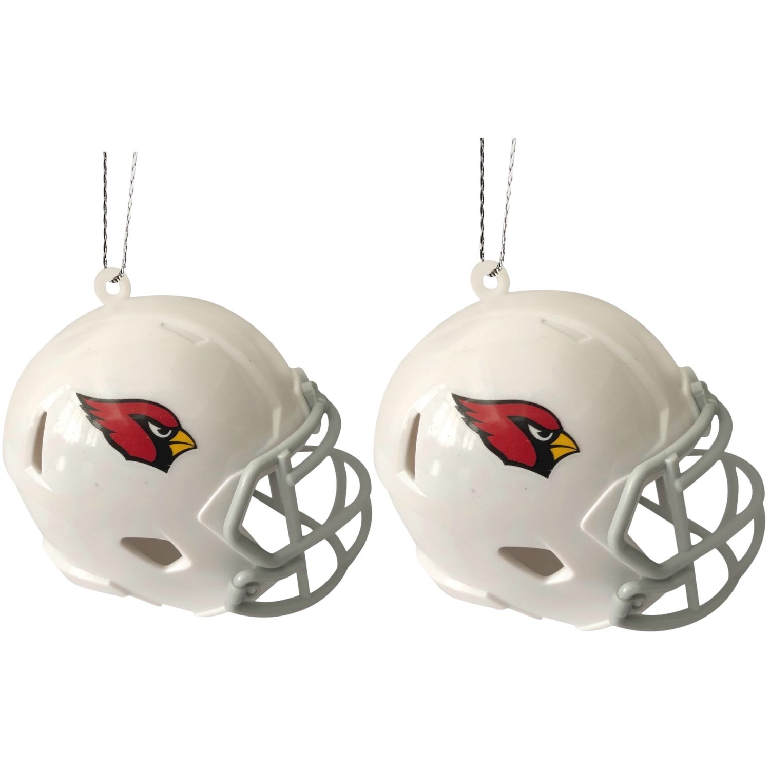 Arizona Cardinals Team Helmets Christmas Ornament Set