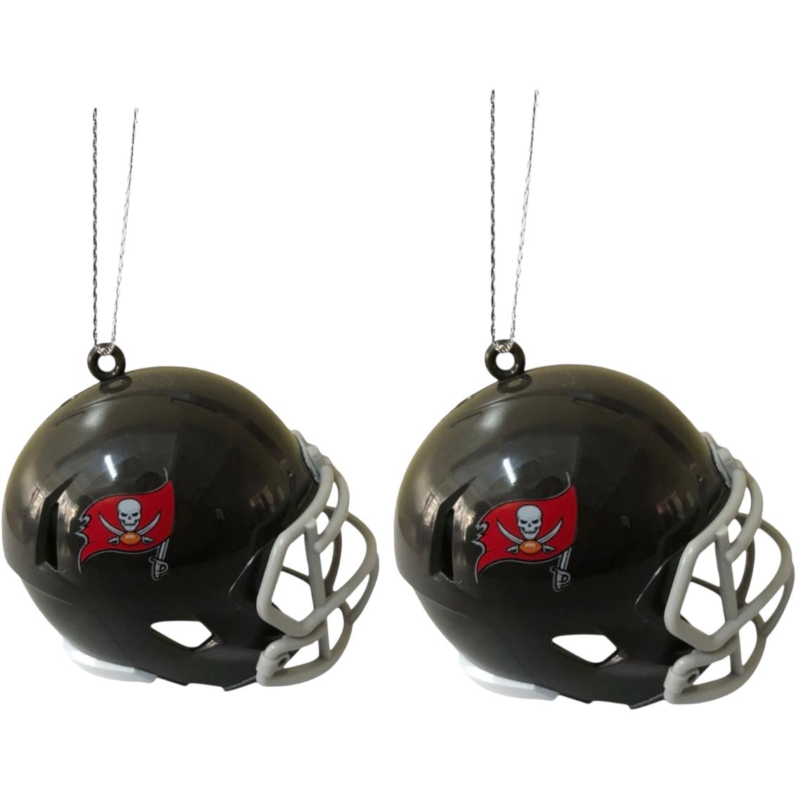 Tampa Bay Buccaneers Team Helmet sChristmas Ornament Set